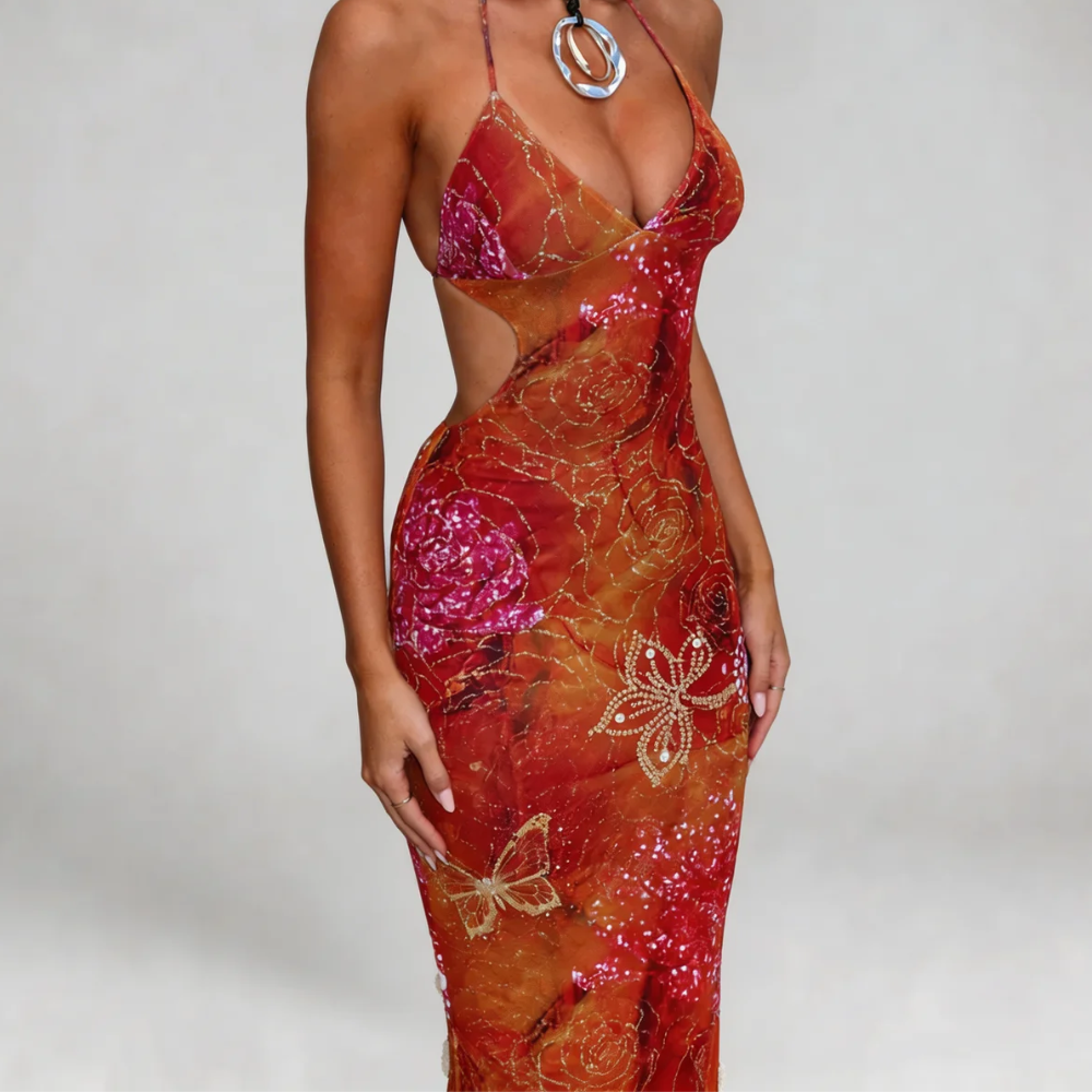 Alessia Cutout Maxi Dress