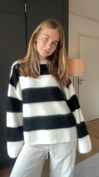 Black/White Striped