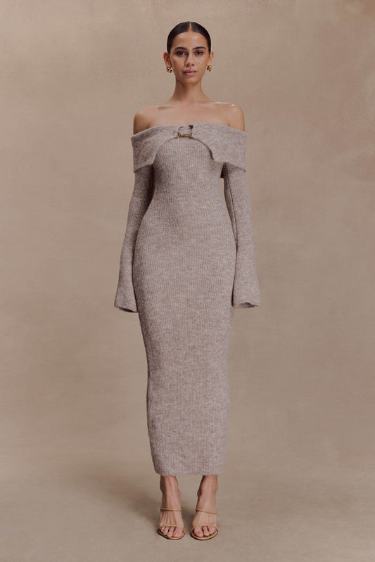 Diana Off Shoulder Knit Dress