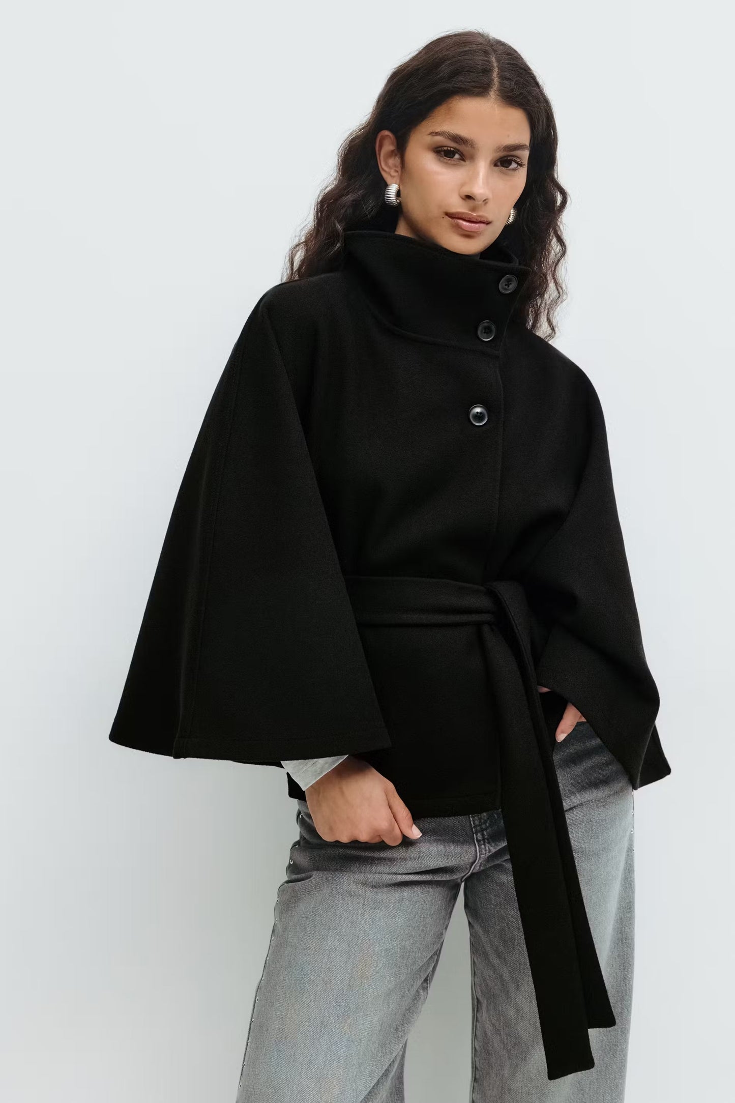 Lumia Belt Cape Jacket