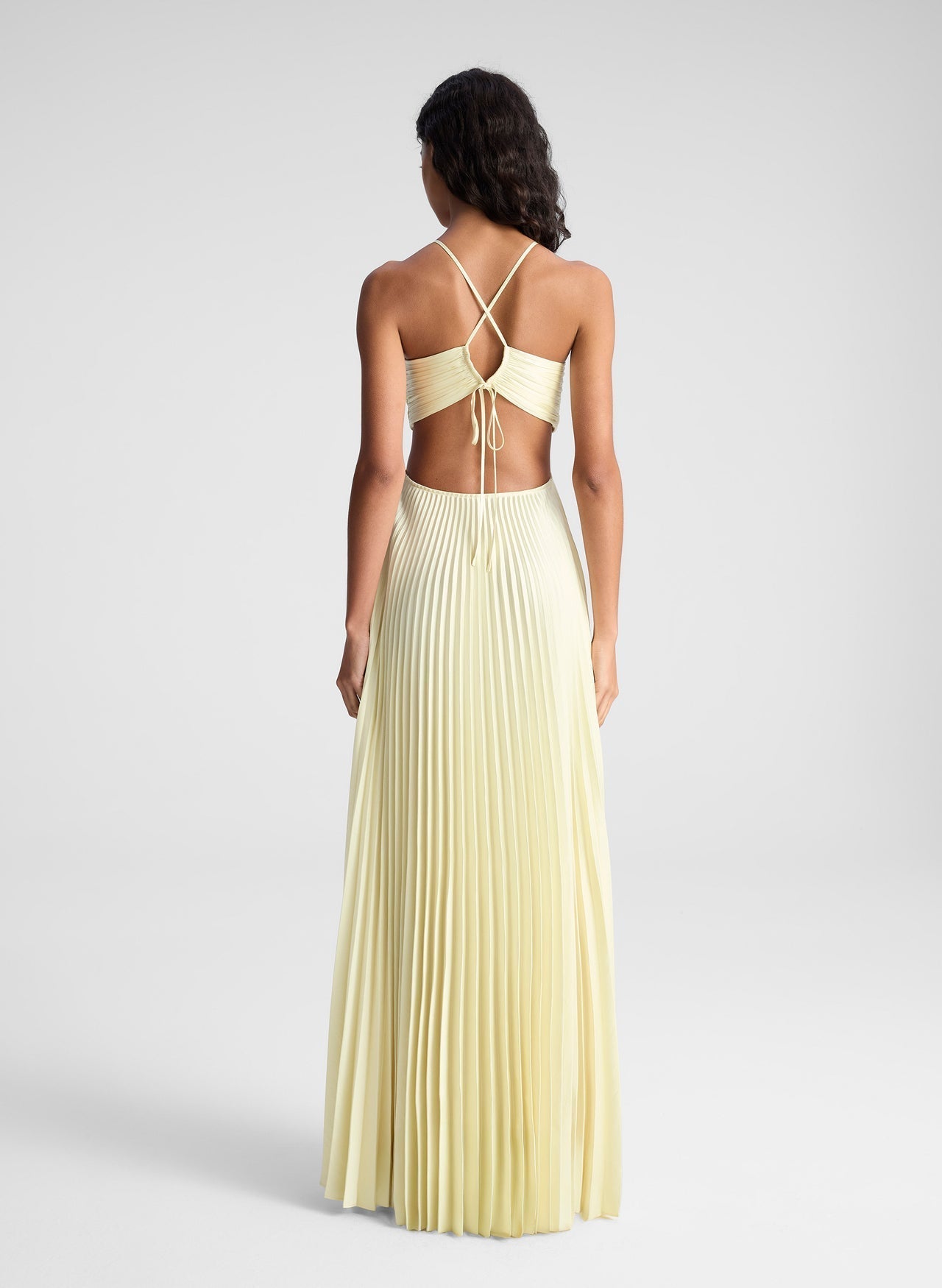 MONICA | HALTER MAXI DRESS