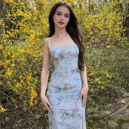 Danielle Floral Split Dress