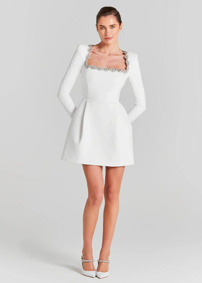 Kristine Crystal Mini Dress