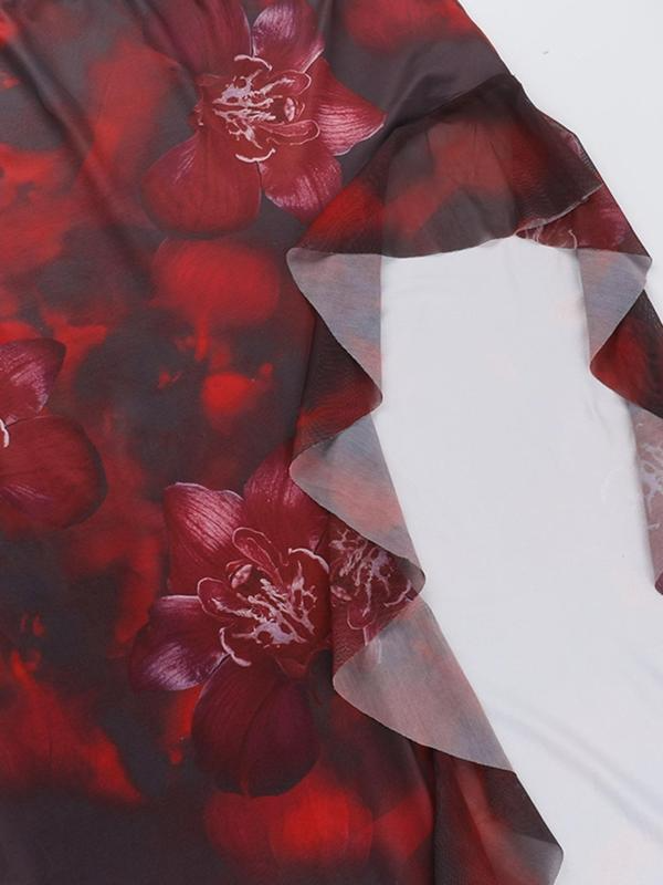 Effini Floral Print Two-piece Set