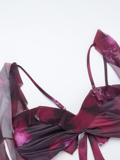 Effini Floral Print Two-piece Set