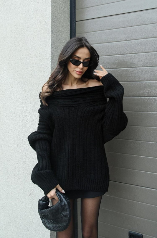 Daisy Wide Neck Sweater