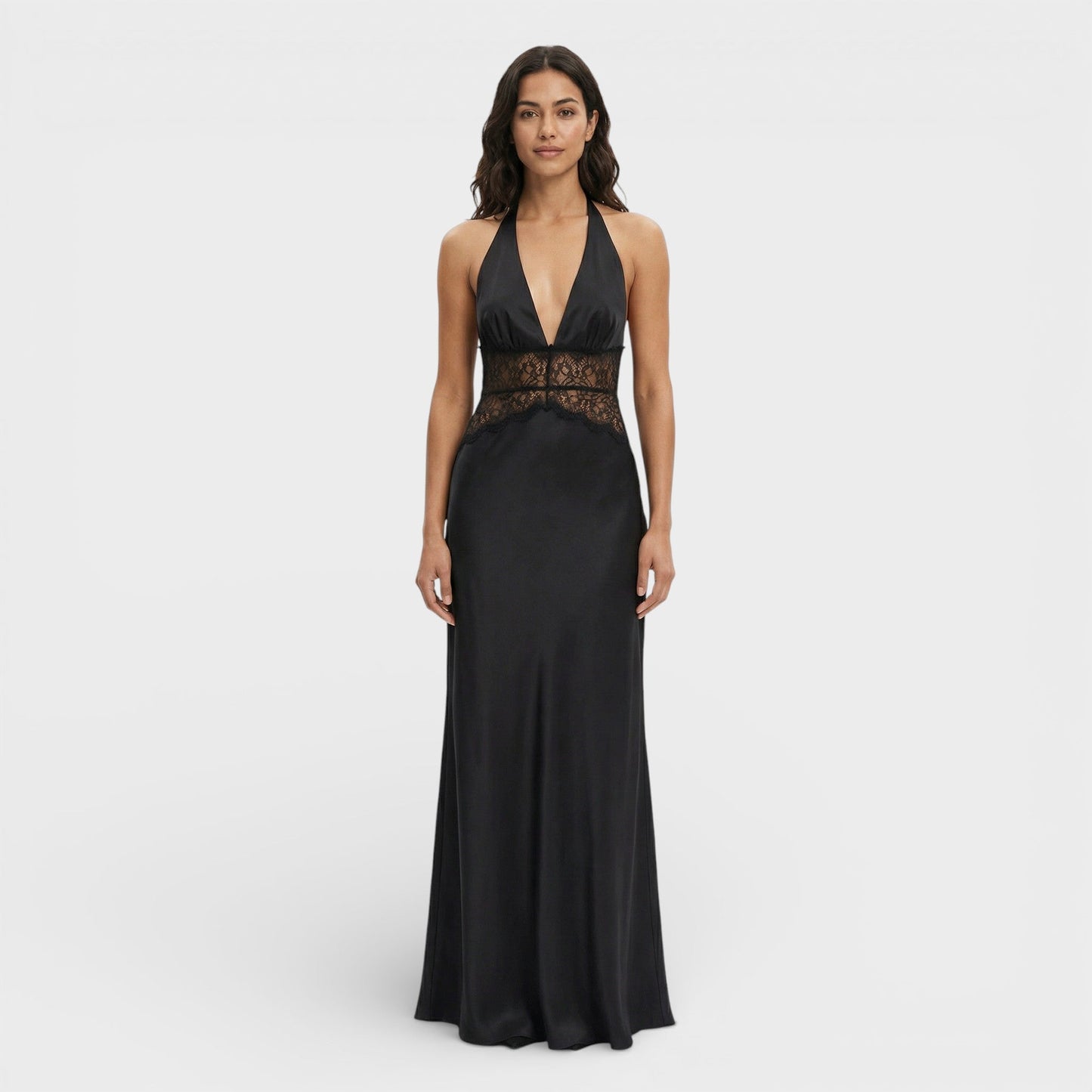 Davina Halterneck Maxi Dress