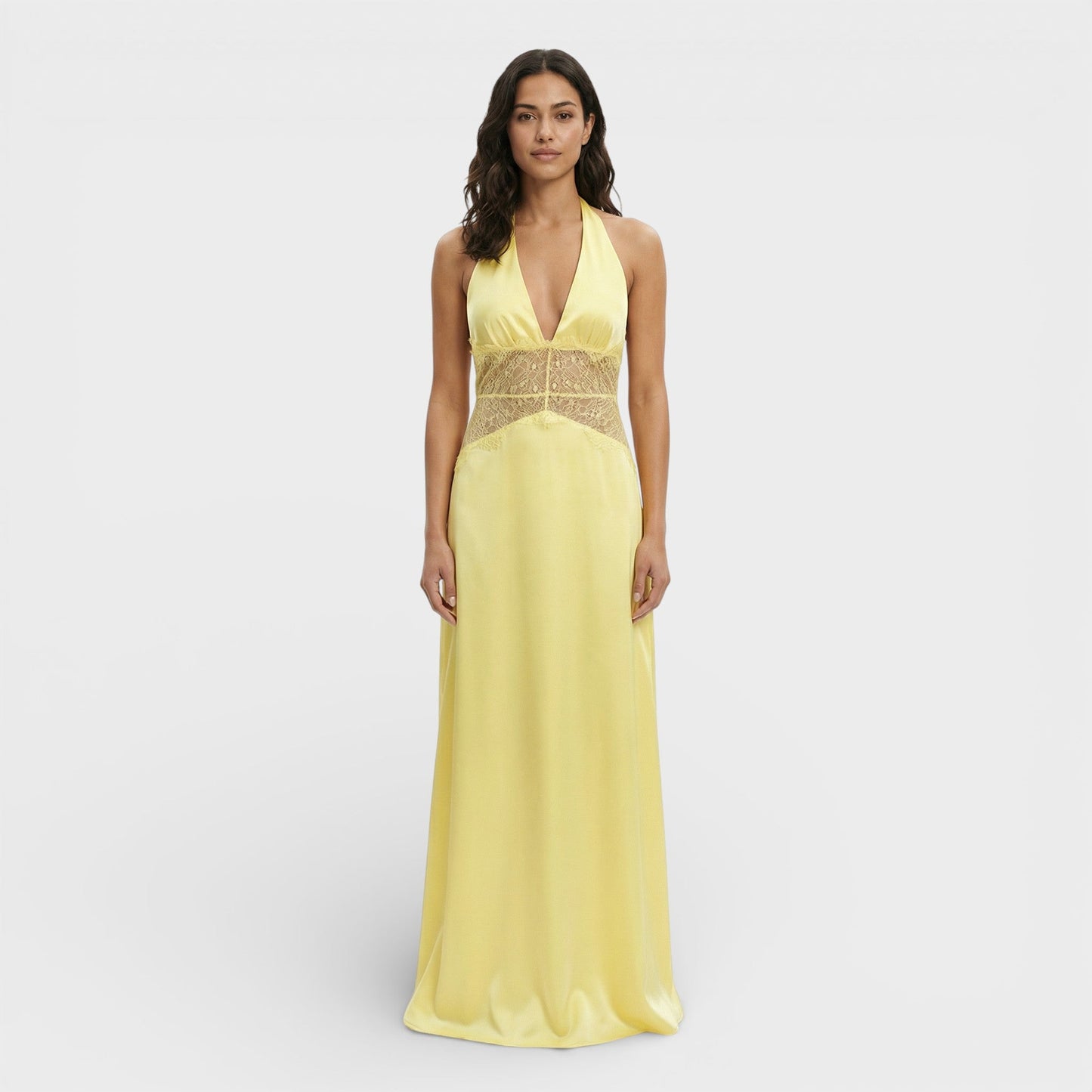 Davina Halterneck Maxi Dress