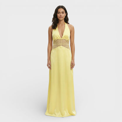 Davina Halterneck Maxi Dress