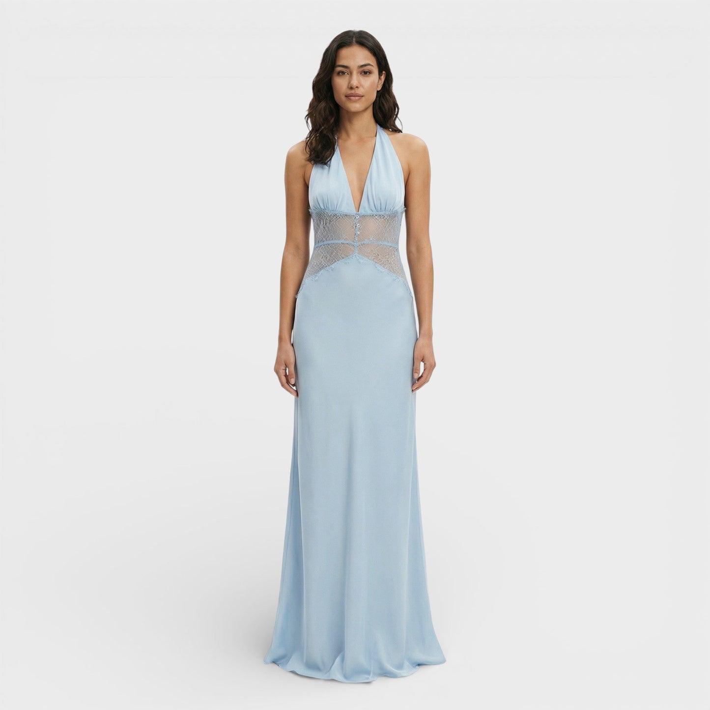 Davina Halterneck Maxi Dress