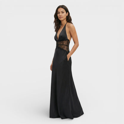 Davina Halterneck Maxi Dress