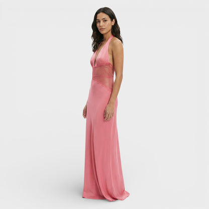 Davina Halterneck Maxi Dress