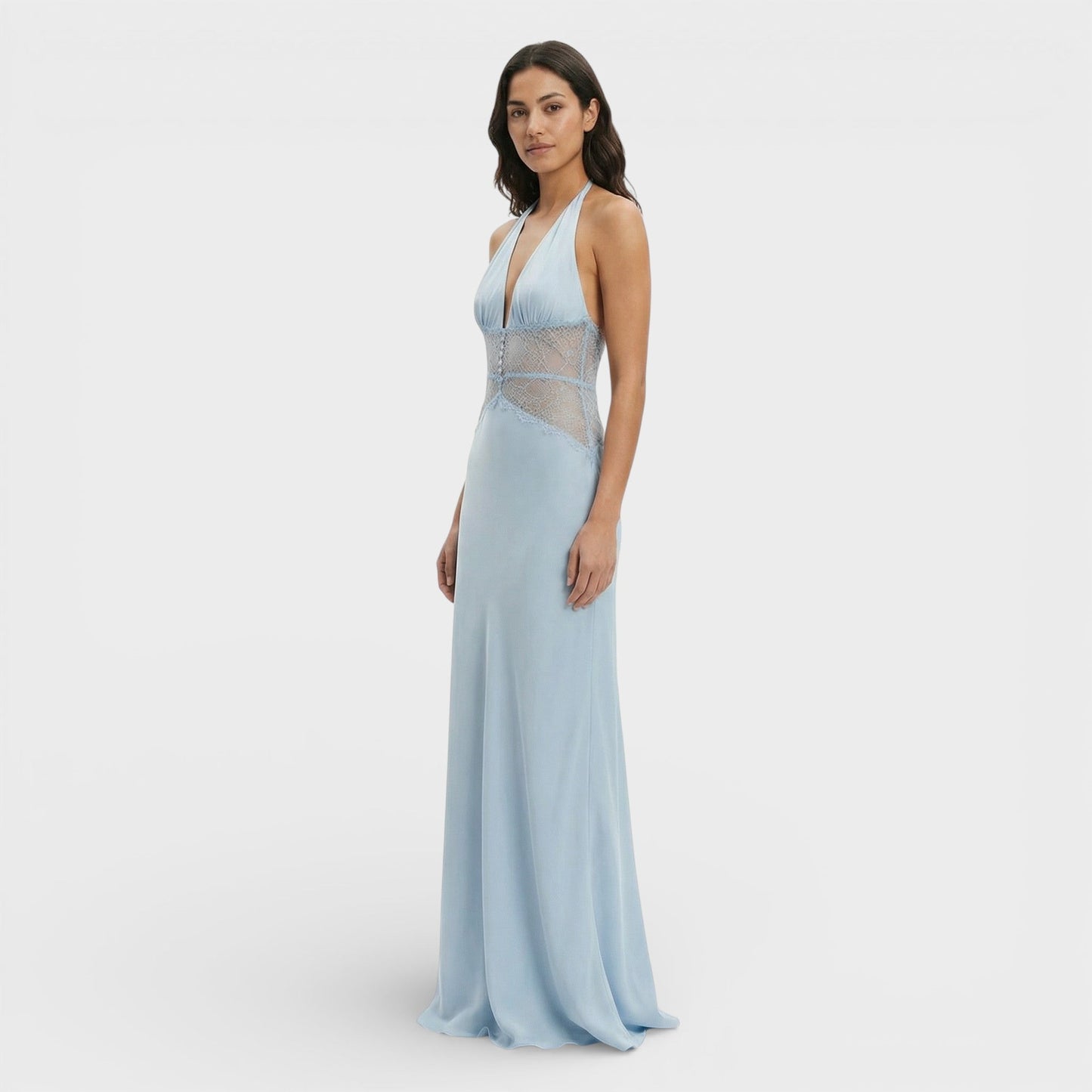 Davina Halterneck Maxi Dress