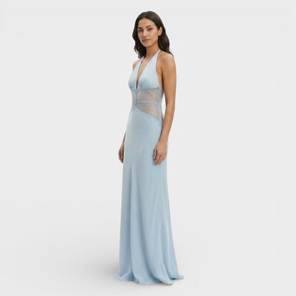 Davina Halterneck Maxi Dress