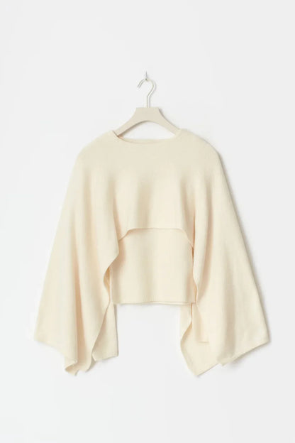 Casey Knitted Cape Top