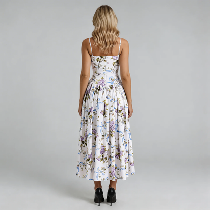 Alaina Corset Midi Dress