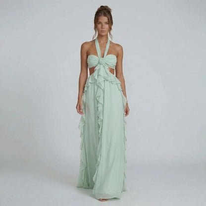 Amelie Rosette Maxi Dress