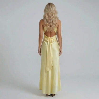 Arabelle Bow Maxi Dress