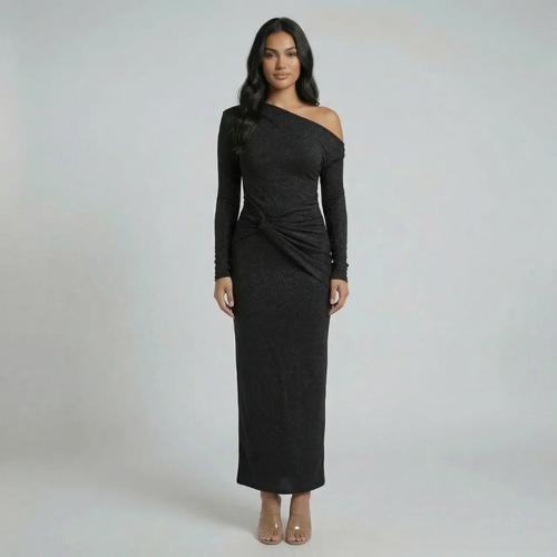 Celina Shimmer Maxi Dress