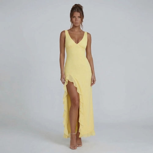 Juliana Ruffle Maxi Dress
