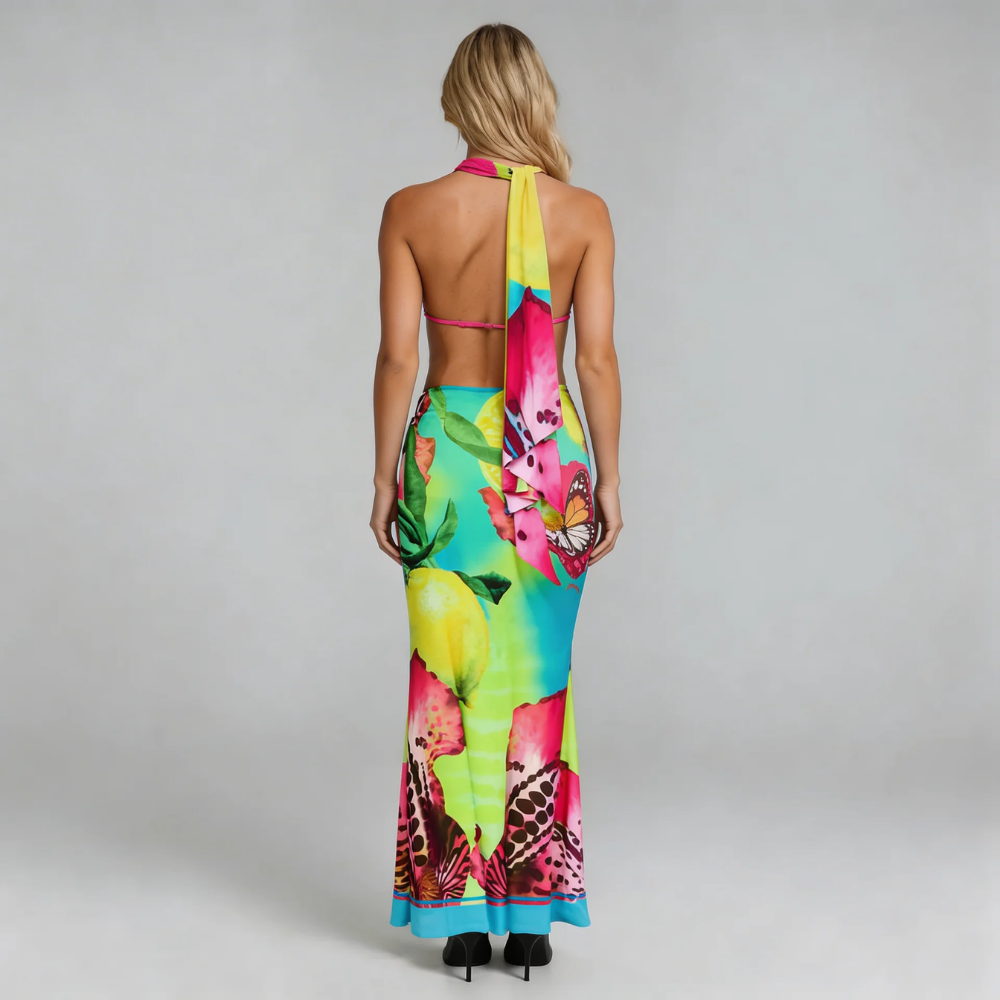 Juliana Tropical Maxi Set