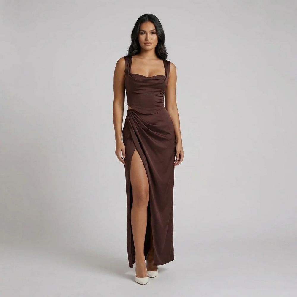 Lauren Corset Maxi Set