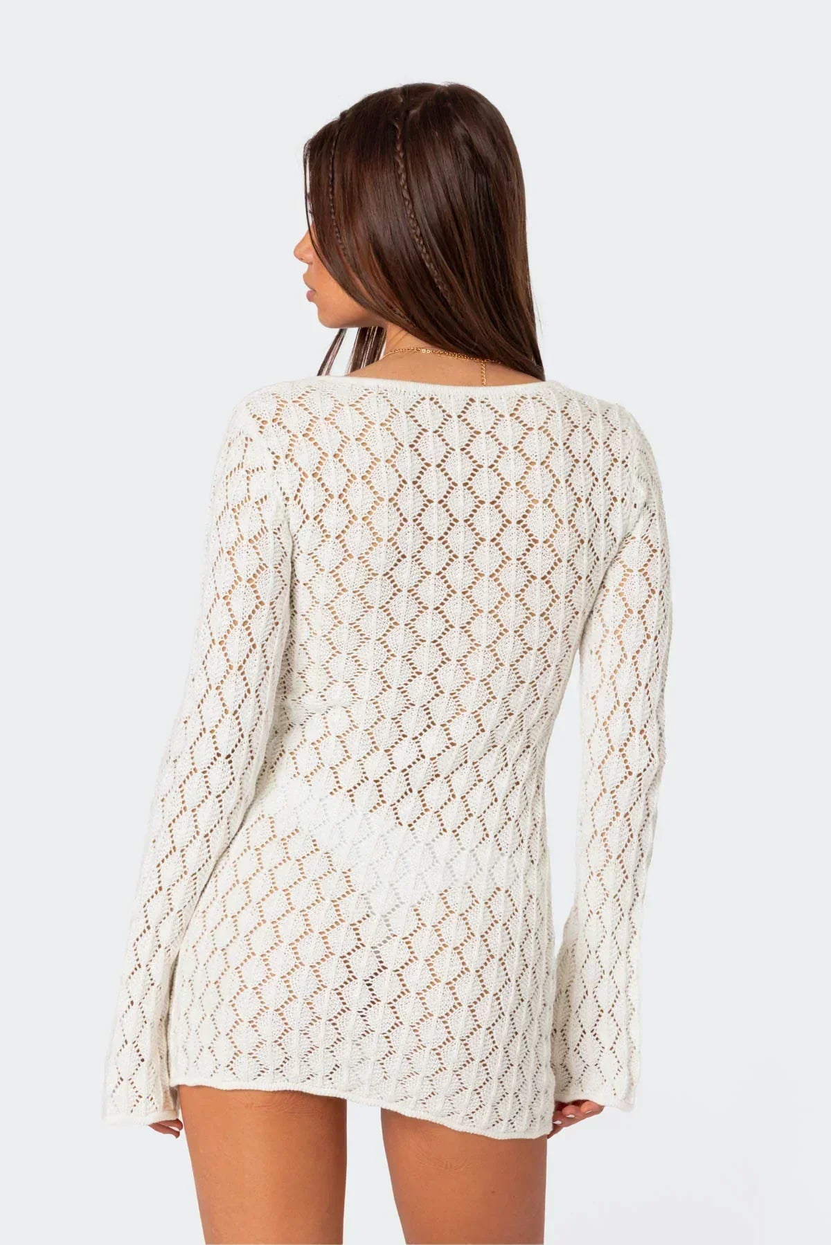Liana Crochet Mini Dress