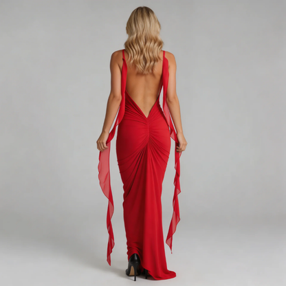 Liana Ruffle Maxi Dress