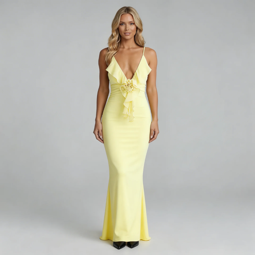Liana Ruffle Maxi Dress