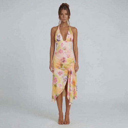 Loren Floral Midi Dress