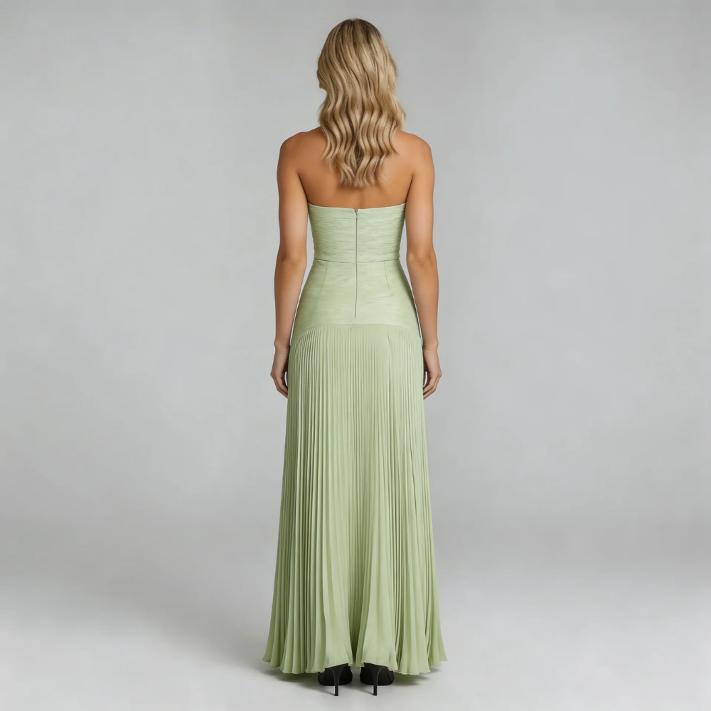 Loren Pleated Maxi Dress