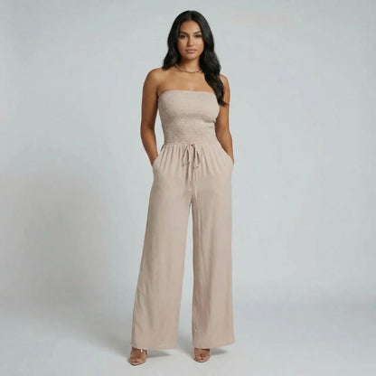 Nadia Smocked Jumpsuit