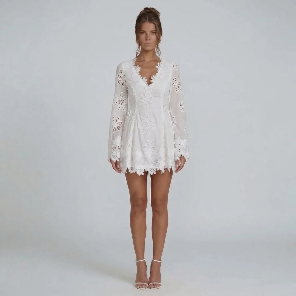 Phoebe Lace Mini Dress