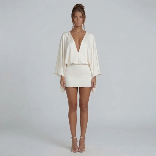 Sabrina Cape Mini Dress