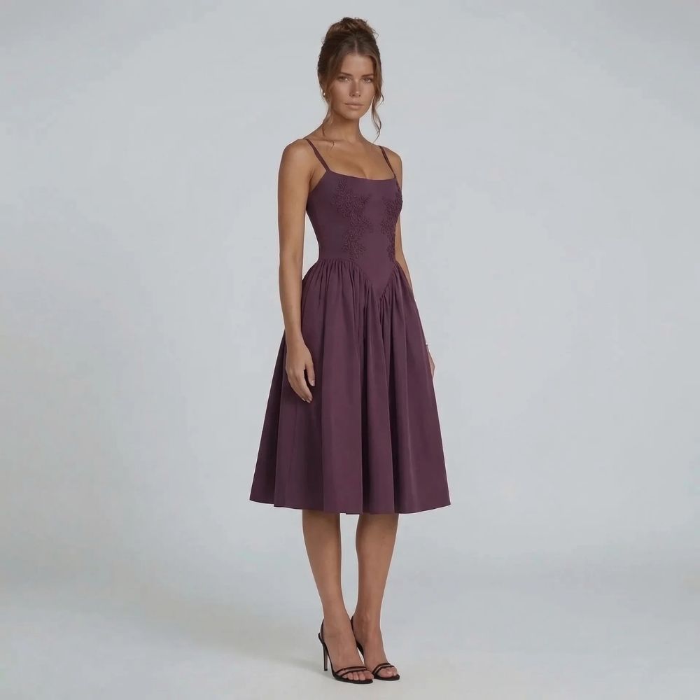 Seraphina Lace Midi Dress