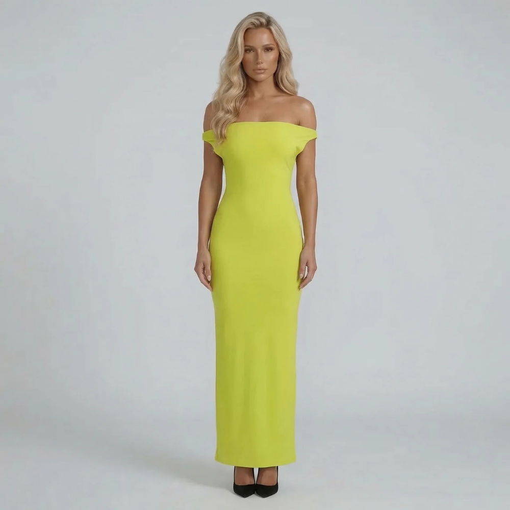 Sienna Ruched Maxi Dress