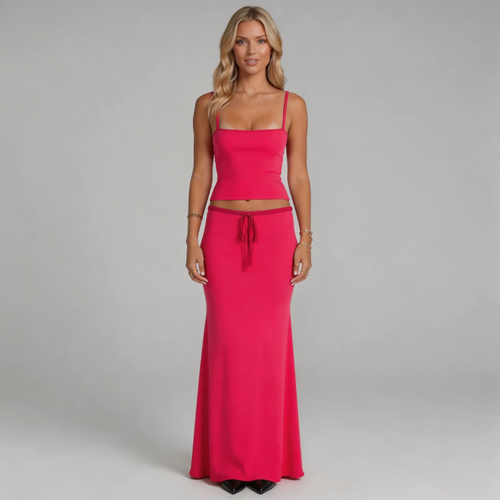 Solana Drawstring Maxi Set