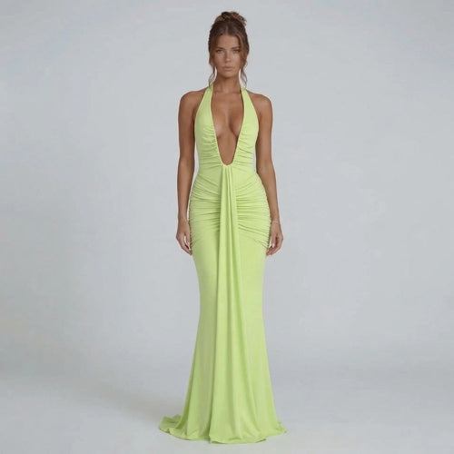 Sylvia Ruched Maxi Dress