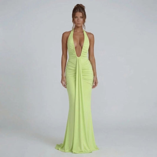 Sylvia Ruched Maxi Dress