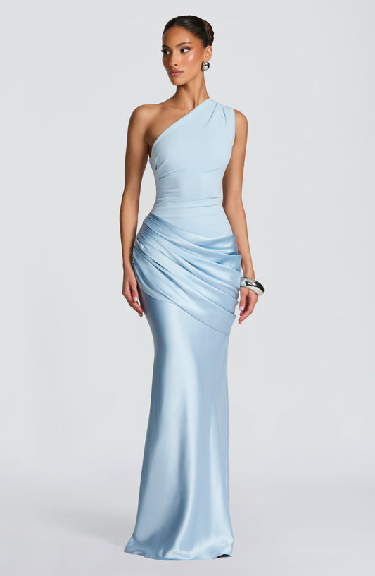 Elara Maxi Dress - Glacier Blue